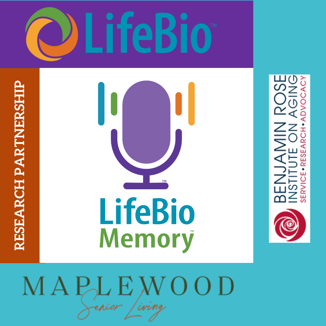 MAPLEWOOD SENIOR LIVING ANNOUNCES PARTICIPATION IN RESEARCH STUDY WITH BENJAMIN ROSE INSTITUTE ON AGING AND LIFEBIO, INC.